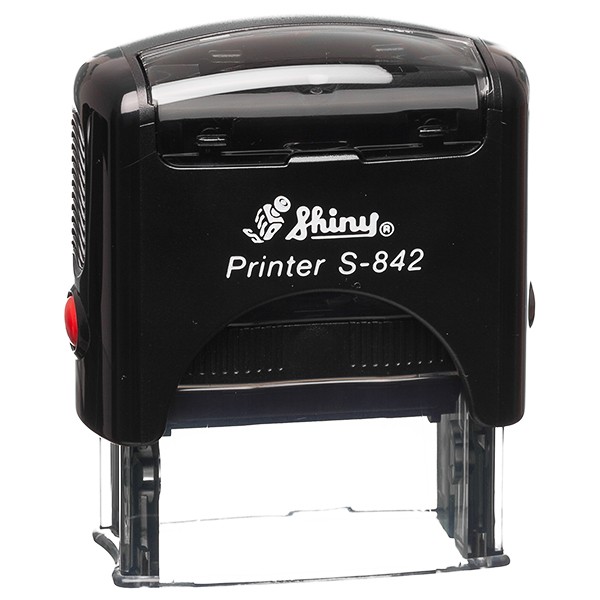 BEZAHLT MIT PAYPAL Shiny Printer Rot S-842 Büro Stempel Kissen schwarz